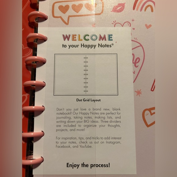 The Happy Planner Classic Let love Bloom Notebook - Picture 2 of 5
